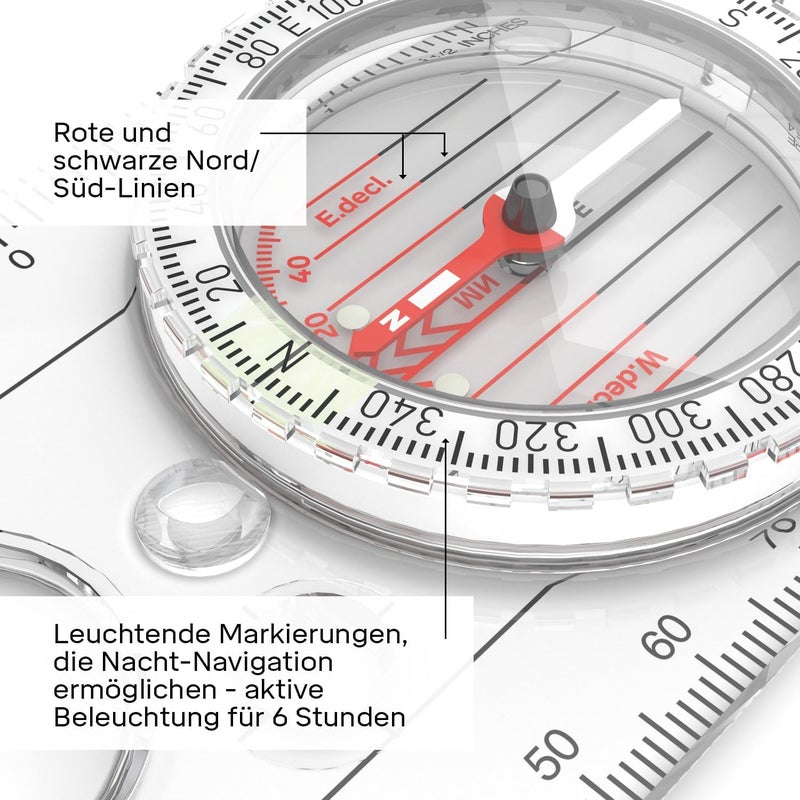 Silva Compass Expedition 4-360 with Luminous Markings and Precision Map Features - Image 4